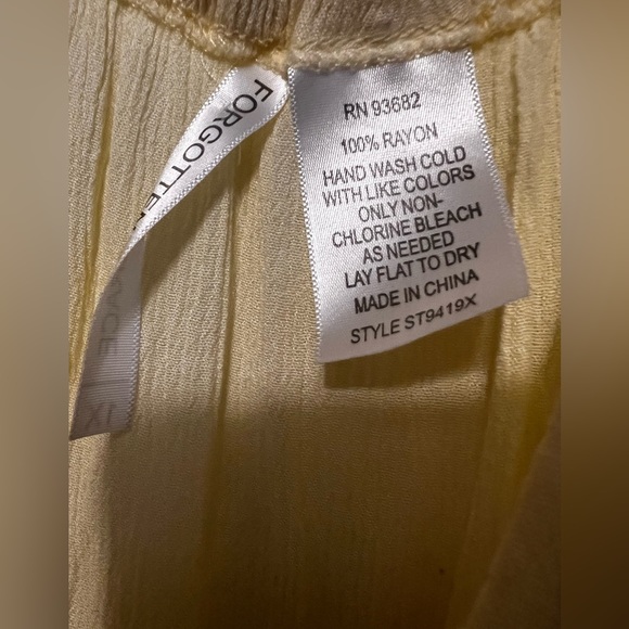 Yellow swing top - Picture 3 of 5